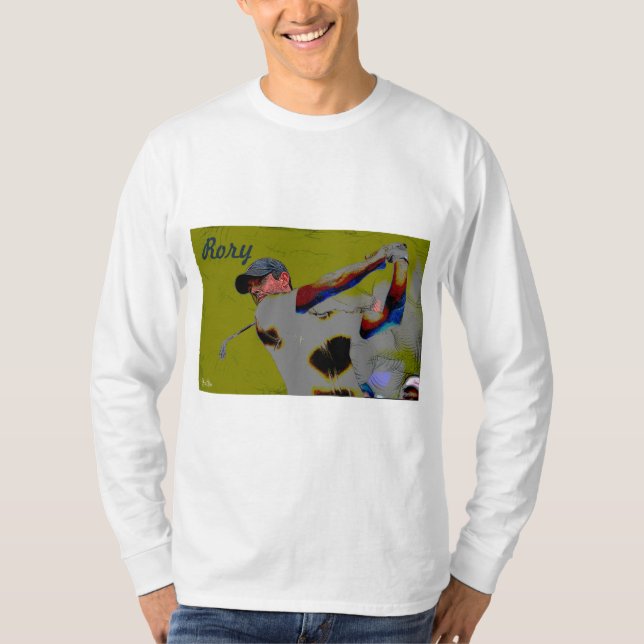 Rory McIlroy long-sleeve golf course T-Shirt (Front)