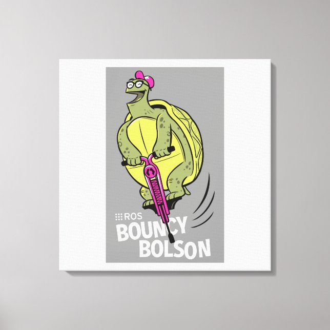 ROS Bouncy Bolson on Wrapped Canvas (Front)