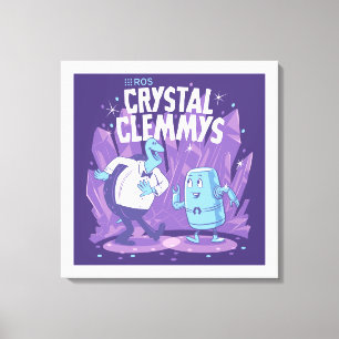 ROS Crystal Clemmys on Wrapped Canvas