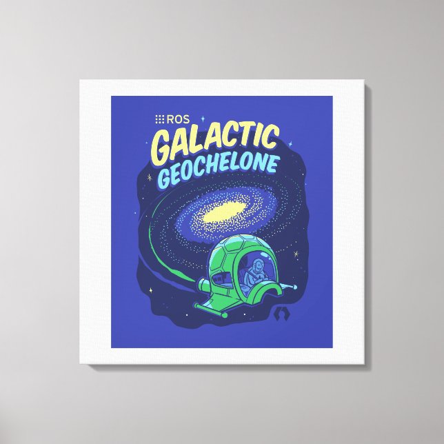 ROS Galactic Geochelone on Wrapped Canvas (Front)