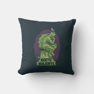 ROS Noetic Ninjemys Throw Pillow