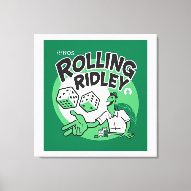 ROS Rolling Ridley Release Poster on Canvas Print (Front)