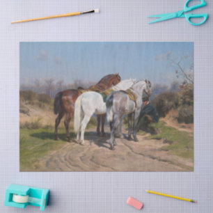 Rosa Bonheur Relay Hunting (1887) Tissue Paper