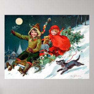 Rosa C. Petherick: Christmas Shopping Poster