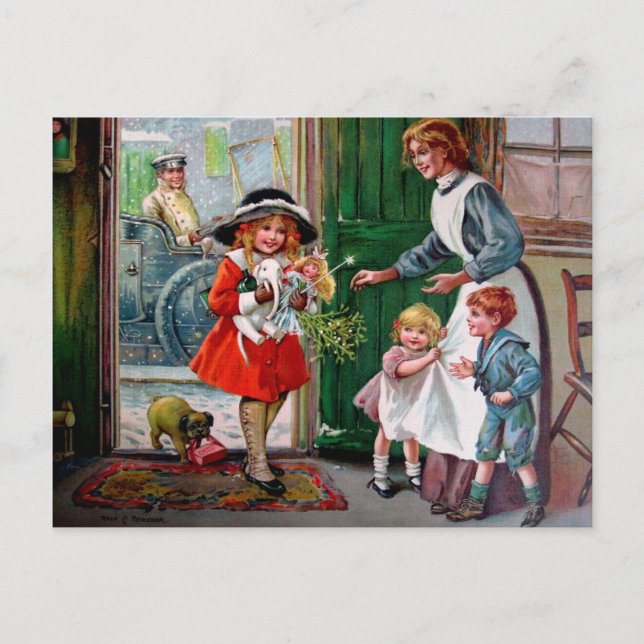 Rosa C. Petherick: Presents for the Poor Postcard (Front)