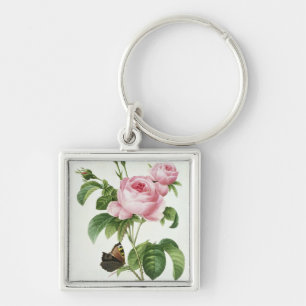 Rosa Centifolia Keychain