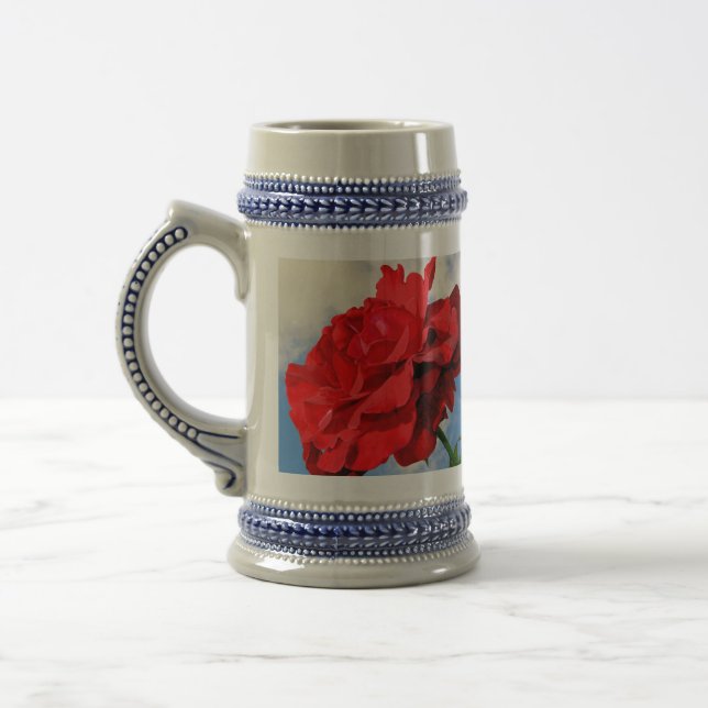 Rosa Don Juan with a blue sky Mug (Left)