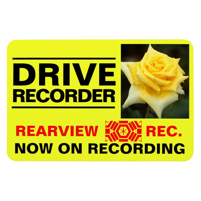 Rosa Emblem：Warning Magnet Plate (Horizontal)