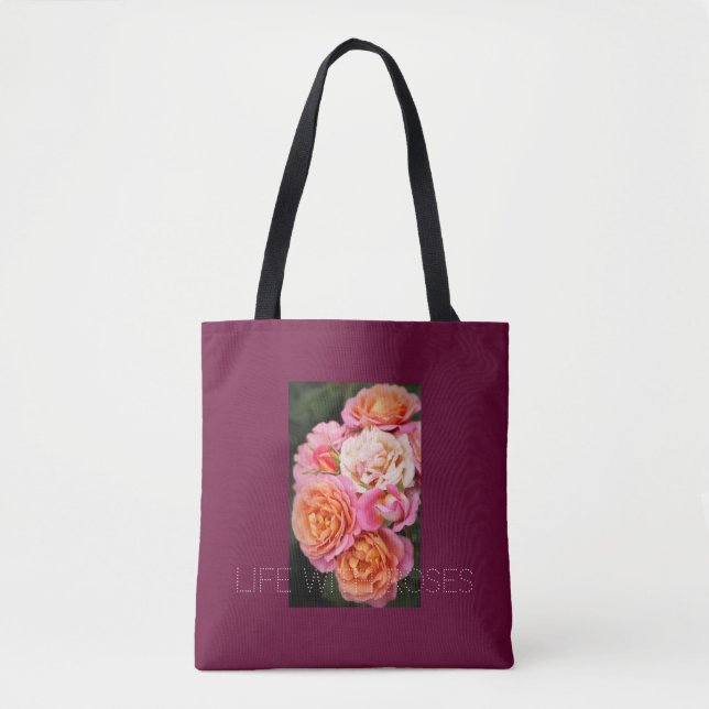 Rosa Kaleidoscope Tote Bag (Front)