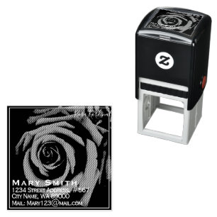 Rosa Kardinal Self-inking Stamp