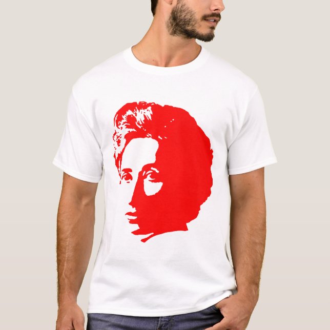 Rosa Luxemburg w/ quote T-Shirt (Front)