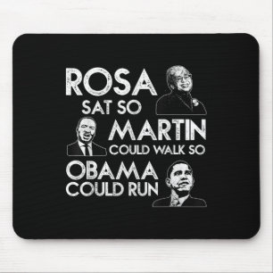 Rosa Martin Obama African American Black History M Mouse Pad
