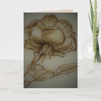 *'Rosa Noir', Thank you for Loving me.  As is. Holiday Card