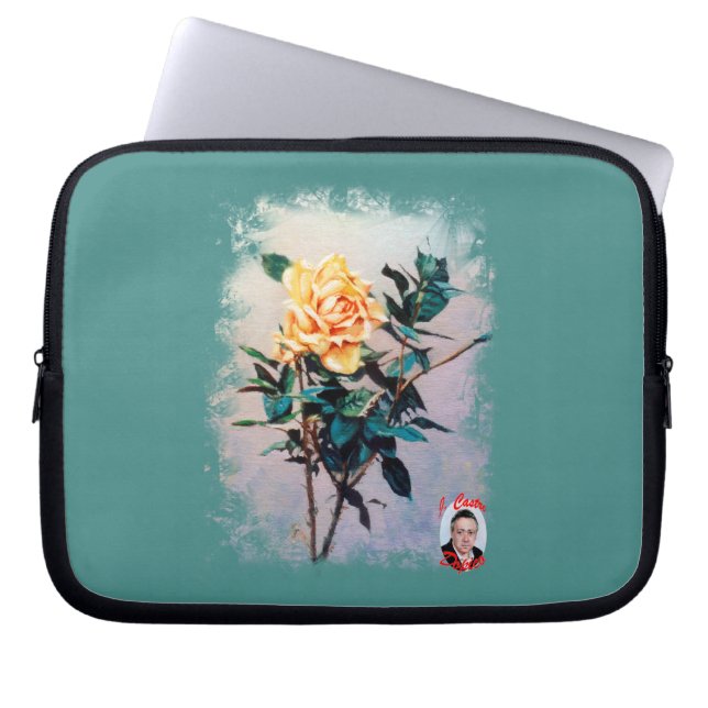 Rosa/Rose Laptop Sleeve (Front)