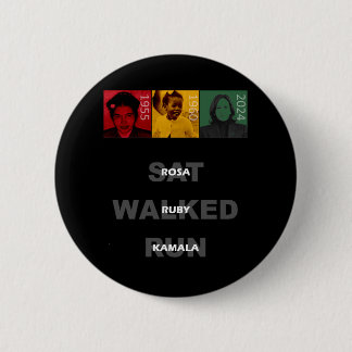 Rosa Sat Ruby Walked Kamala Run 2 Inch Round Button