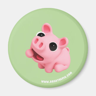 Rosa the Pig is Hungry Magnet