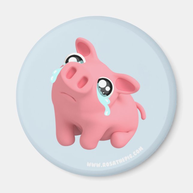 Rosa the Pig is Sad Magnet (Front)