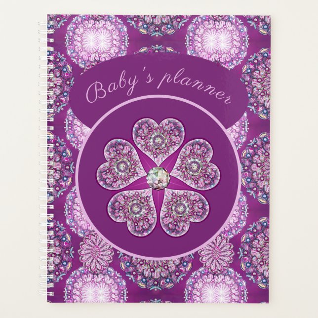 Rosace bleu ou rouge pour bébé&enfant (Devant)