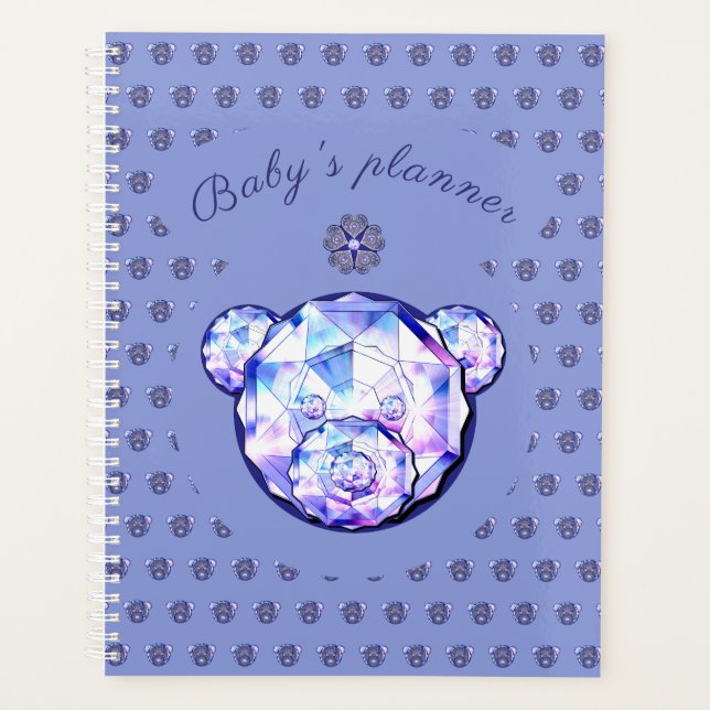 Rosace bleu ou rouge pour bébé&enfant (Devant)