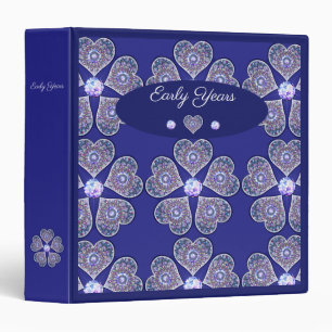 Rosace blue or red for baby&child binder