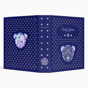 Rosace blue or red for baby&child binder