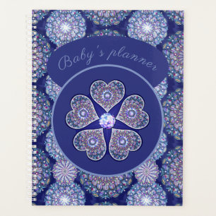 Rosace blue or red for baby&child planner