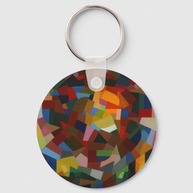Rosace II by Otto Freundlich Keychain (Front)