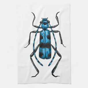 Rosalia Alpina beetle Kitchen Towel