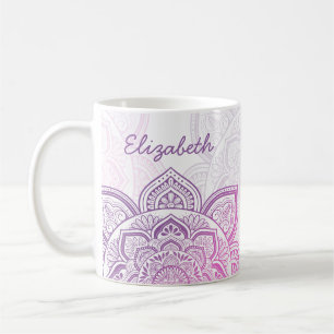 Rosaline Mandala 11 oz. Personalized Mug