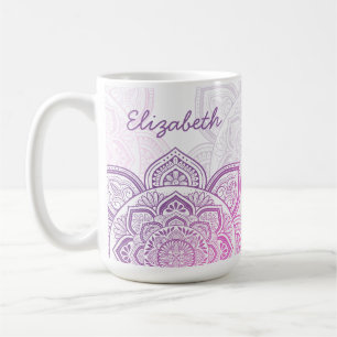 Rosaline Mandala 15 oz. Personalized Mug
