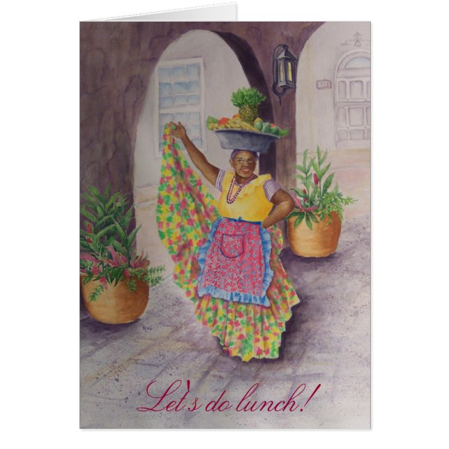 Rosalita Let's do lunch! Card (Front)