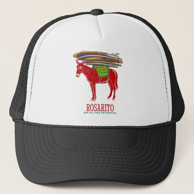 Rosarito Baja California Mexico Trucker Hat (Front)