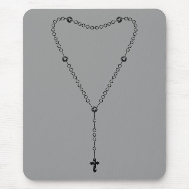 Rosary Beads Mouse Pad (Front)