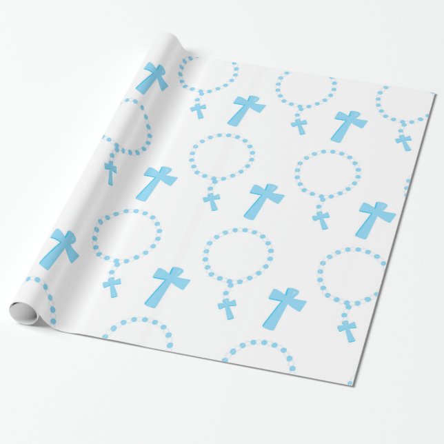 Rosary beads wrapping paper (Unrolled)