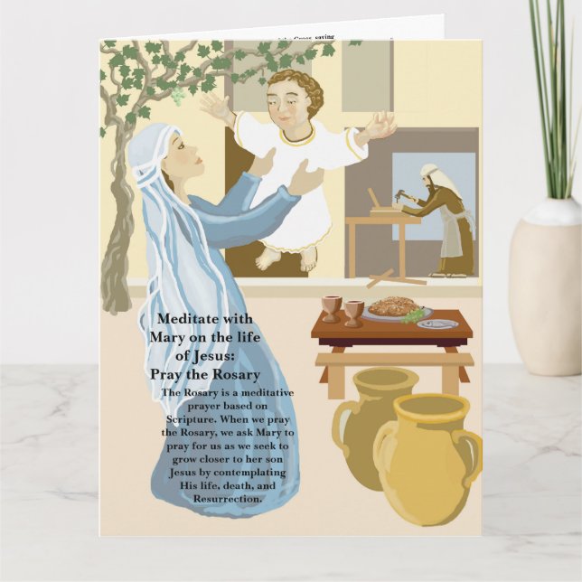 Rosary Card (Front)