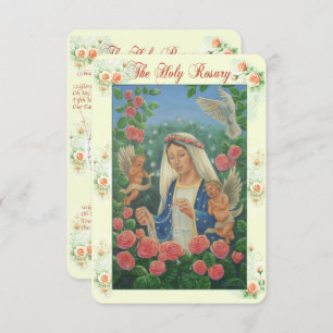 Rosary Prayer Card