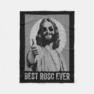 Rosc Ever Easter Jesus Nurse Doctor Surgeon  Fleece Blanket