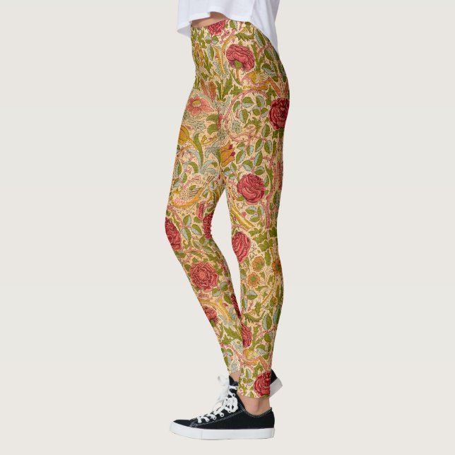 Rose, 1883 by William Morris Leggings (Left)