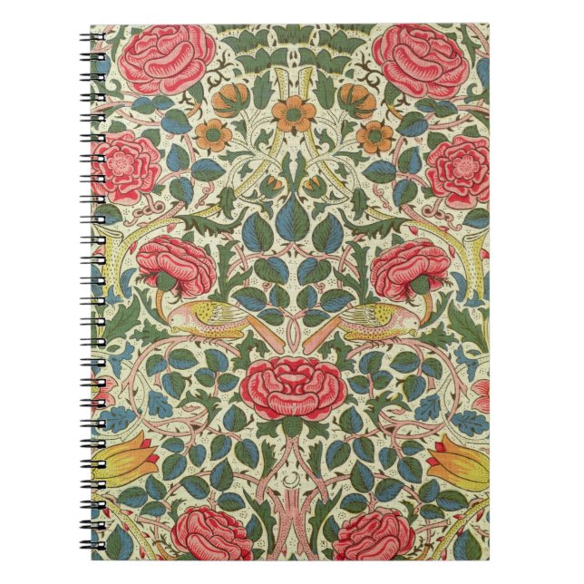 'Rose', 1883 (printed cotton) Notebook (Front)