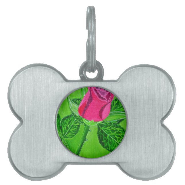 Rose 1a pet tag (Front)