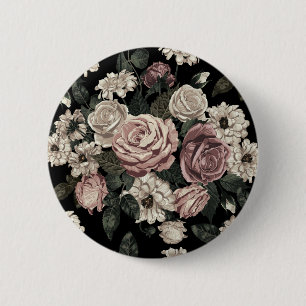rose 2 inch round button