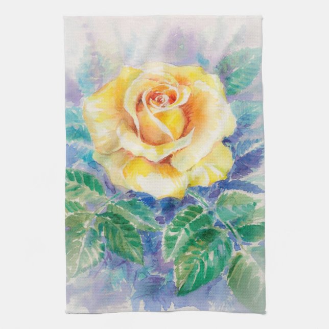 Rose 2 kitchen towel (Vertical)