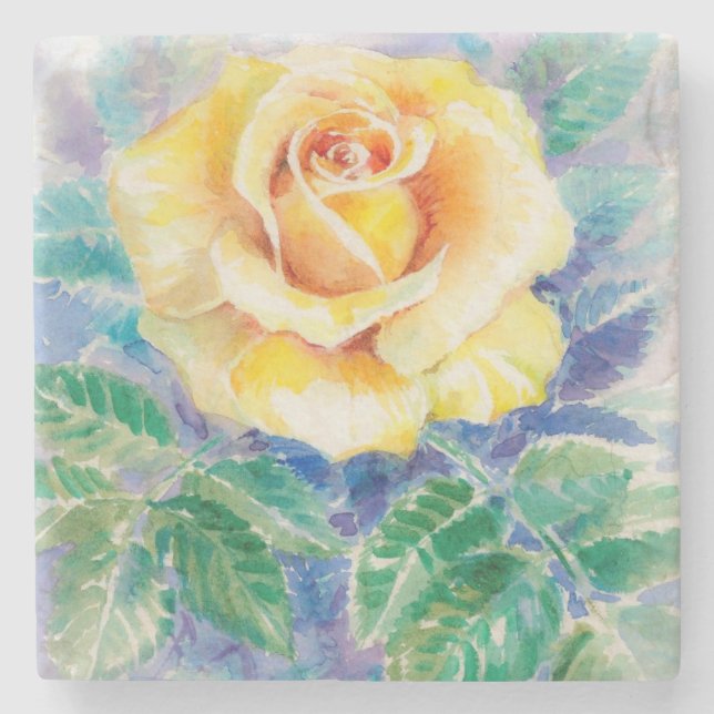 Rose 2 stone coaster (Front)