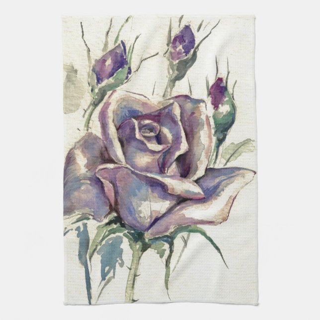 Rose 3 kitchen towel (Vertical)