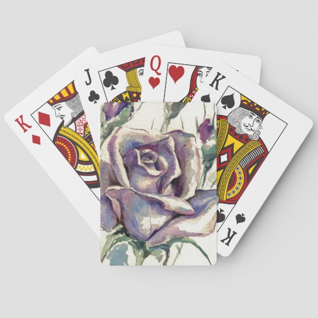 Rose 3 playing cards (Back)