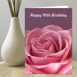 Rose 90th Birthday Card