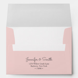 Rose A7 Envelope minimalist & inviting tone