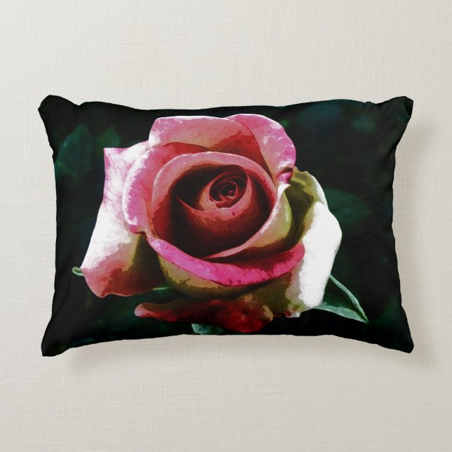 rose   accent pillow (Front)