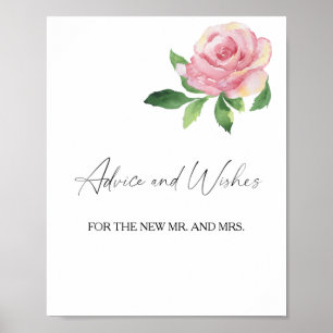 Rose - Advice and Wishes for Newlyweds Poster