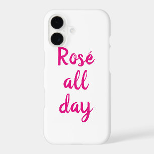 Rosé all day iPhone Case